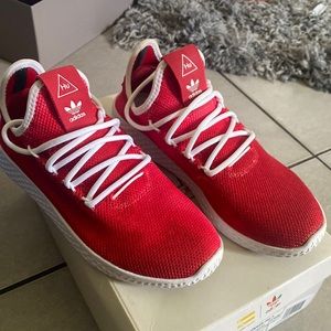 Adidas Pharrell Williams red HU shoes red size 4.5